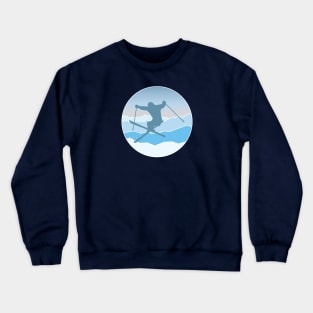 Snowboarding Silhouette Crewneck Sweatshirt